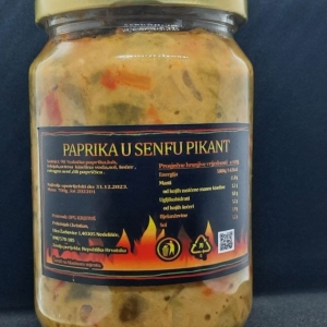 Paprika u senfu pikant 350g